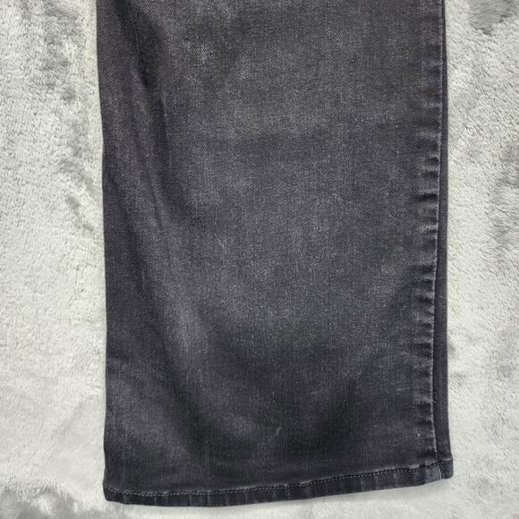 Lee Jeans Womens 14P PETITE Black Regular Fit Boot Cut Mid Rise Stretch Denim - Picture 6 of 15